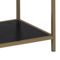 Shelving Unit Seaford II, gold/black