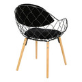 Chair Jahi, black/black/natural