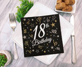 Paper Napkins 18th Birthday 33x33cm 20pcs