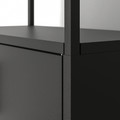TROTTEN Cabinet combination, anthracite, 140x173 cm