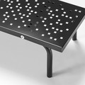 LÅNESPELARE Monitor stand, black, 97x19 cm