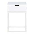 Nightstand Bedside Table Mitra, white