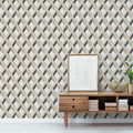 GoodHome Vinyl Wallpaper on Fleece Calde, natural