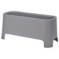 ASPAREN Planter, grey outdoor, 89x38 cm