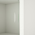 KALKNÄS Cabinet with sliding doors, white, 121x43x98 cm