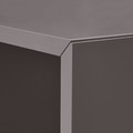 EKET Wall-mounted cabinet combination, dark grey, 140x35x53 cm