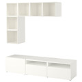 BESTÅ / EKET TV storage combination, white, 180x40x170 cm