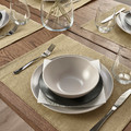 SVARTSENAP Place mat, light beige-green, 35x45 cm