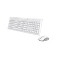 Rapoo Wireless Keyboard and Mouse Set Multi-Mode 8210M, white