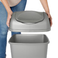 Waste Bin Tazetta Swing 40l, grey