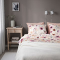 LÖNNHÖSTMAL Duvet cover and pillowcase, multicolour/floral pattern, 150x200/50x60 cm