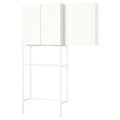 ENHET Storage combination, white, 140x32x204 cm