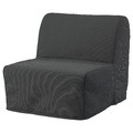 LYCKSELE Cover for chair-bed, Vansbro dark grey