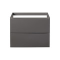 Wall-mounted Basin Cabinet GoodHome Imandra 80cm, grey