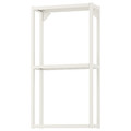ENHET Wall fr w shelves, white, 40x15x75 cm