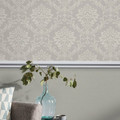 GoodHome Vinyl Wallpaper on Fleece Mire, beige