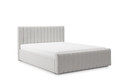 Upholstered Bed Frame with Storage Nicole 160x200, cool beige