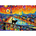 Trefl Jigsaw Puzzle Cat in Paris 1000pcs 12+