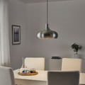 VÄXJÖ Pendant lamp, aluminium-colour, 38 cm