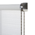 Corded White Striped Roller Blind Colours Ist 45x195cm