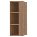 VADHOLMA Open storage, brown, stained ash, 20x37x60 cm