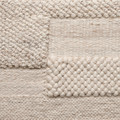 BRÖNDEN Rug, low pile, handmade beige, 170x240 cm