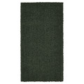 VINDEBÄK Rug, high pile, dark green, 80x150 cm