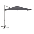 SEGLARÖ Parasol canopy, anthracite, 330x240 cm