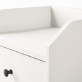 HAUGA Bedroom furniture, set of 3, white