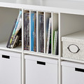 KALLAX Insert with 4 shelves, white,  33x36x33 cm