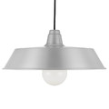 GoodHome Pendant Lamp Gammuse E27, galvanised