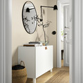 BESTÅ Storage combination with doors, white, Lappviken white, 120x40x74 cm