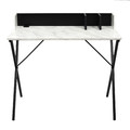 Desk Brico, marble/black