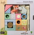 Joueco Wooden Discover Blocks The Wildies Family 12m+