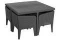 Outdoor Dining Set COLUMBIA, graphite