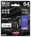 Goodram Memory Card microSD IRDM 64GB UHS-I U3 A2 + Adapter