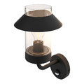 GoodHome Garden Outdoor Wall Lamp with Motion Sensor Caprera E27 IP44, black