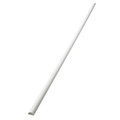 Cable Cover Strip D-line 16x8x1000 mm, semi-circular, white