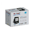 V-TAC Floodlight LED 10W 4000K 735lm, black