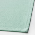 SVARTSENAP Napkin, light turquoise/dark green-blue, 35x35 cm, 4 pack