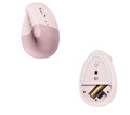 Logitech Optical Wireless Mouse Lift Rose Right Handed 910-006478