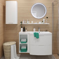 GoodHome Wash-basin Cabinet Himalia 105 cm, right, white