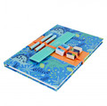 School Set Jungle - Notepad, Ruler, Pencil, Eraser, Sharpener