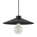 GoodHome Pendant Lamp Zanbar E27, black