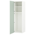 ENHET High cb with 2 doors, white/pale grey-green, 60x62x210 cm