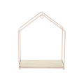 Wall Shelf House 3pcs, pink