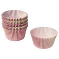 NÄBBFISK Baking cup, pink, 65 pack