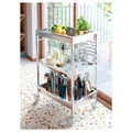 KUNGSFORS Kitchen cart, stainless steel, 60x40 cm