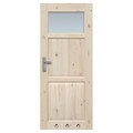 Internal Door with Air Vent Sleeves Lugano 70, right, solid pine