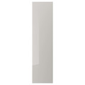 FARDAL Door, high-gloss light grey, 50x195 cm